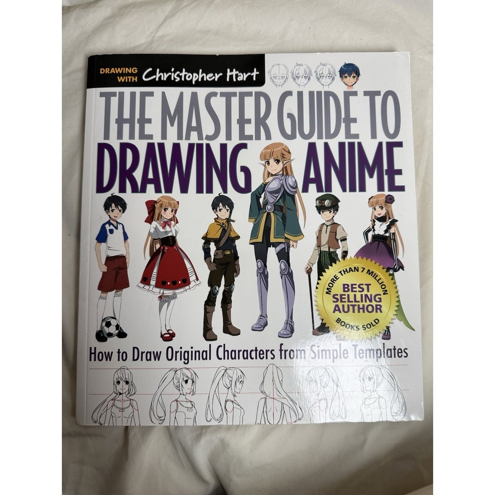 The Master Guide to Drawing Anime Christopher Hart Manga Art Book‎ How To Draw